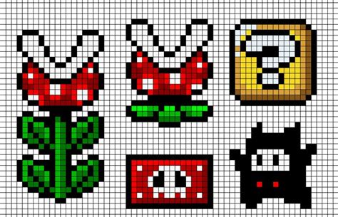 The Best 28 Super Mario Logo Pixel Art Grid - autosourcetrend