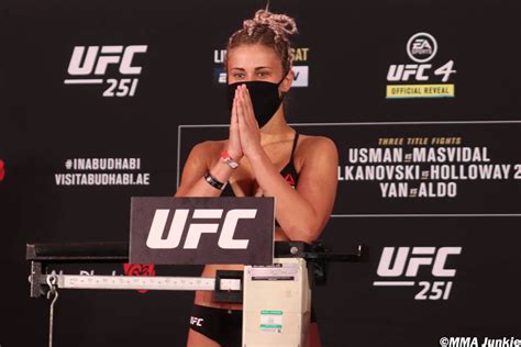 paige-vanzant-ufc-251-official-weigh-ins | MMA Junkie