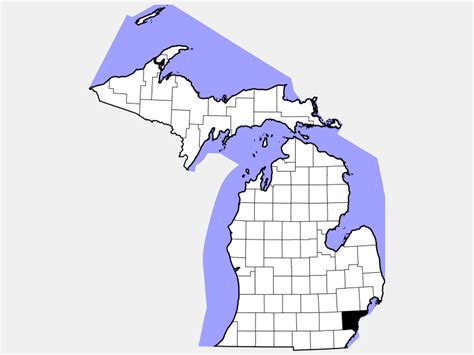 Wayne County, MI - Geographic Facts & Maps - MapSof.net