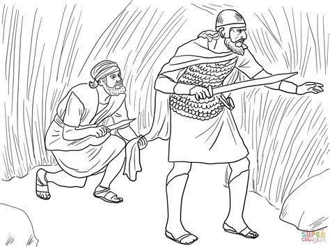 King Saul And David Coloring Pages - Coloring Home