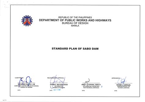 Standard Plan of Sabo Dam - BS Civil Engineering - Studocu