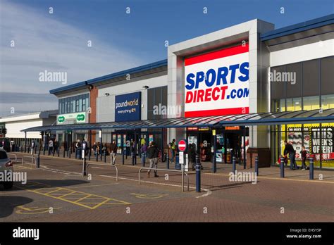 Sports Direct discount sports shop on Middlebrook Retail Park in Horwich, Bolton Stock Photo - Alamy