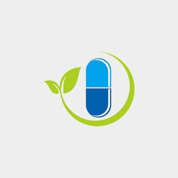 Premium Vector | Green capsule logo medical logo