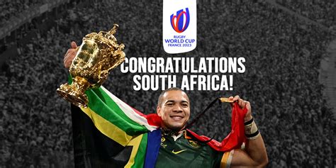 Celebrating South Africa's 2023 Rugby World Cup Victory