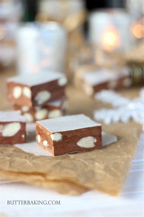 Chocolate Almond Nougat | Butter Baking