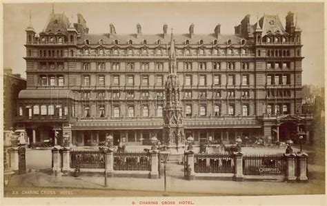 Charing Cross Hotel, London; photograph stock image | Look and Learn