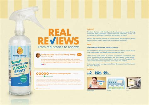 Messy Bessy Real Reviews Digital Activation on Behance