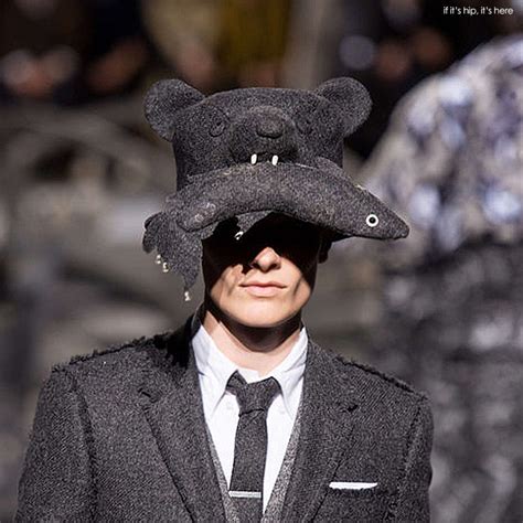 If It's Hip, It's Here (Archives): Hats Off To Thom Browne and Stephen Jones For Some Seriously ...