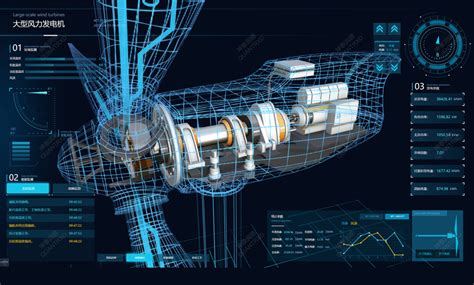 Show a 3D wind turbine simulation system - UI Systems - UNIGINE ...