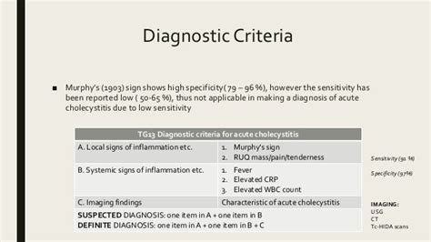 TG13: Updated Tokyo guidelines for acute cholecystitis