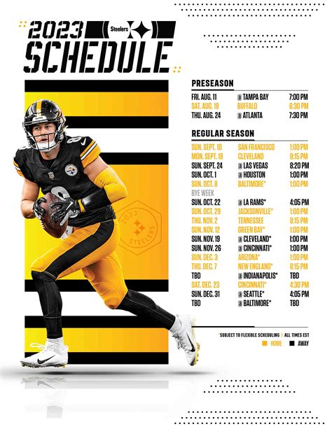 Pittsburgh Steelers Schedule 2024 Printable Calendar - Storm Emmeline