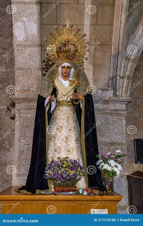 The Basilica of Santa Eulalia in Merida, Extremadura, Spain Editorial ...