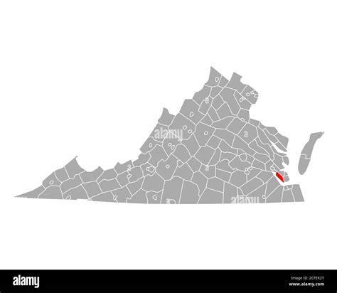 Newport news virginia map hi-res stock photography and images - Alamy