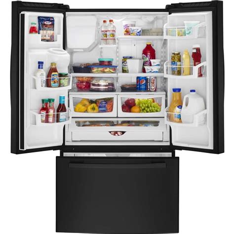 Best Buy: Amana 24.7 Cu. Ft. French Door Refrigerator Black AFI2539ERB