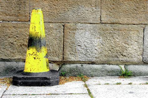 Yellow cone #1 Photograph by Tom Gowanlock - Pixels