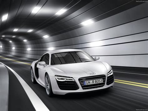 audi, R8, V10, 2013, Coupe, Supercars, White Wallpapers HD / Desktop and Mobile Backgrounds