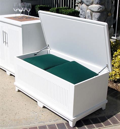 Outdoor Furniture Cushion Storage Ideas • Deck Storage Box Ideas