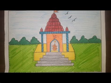 Traditional Bengal Temple Drawing | lupon.gov.ph