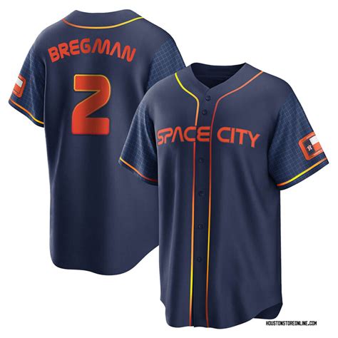 Alex Bregman Youth Houston Astros 2022 City Connect Jersey - Navy Replica