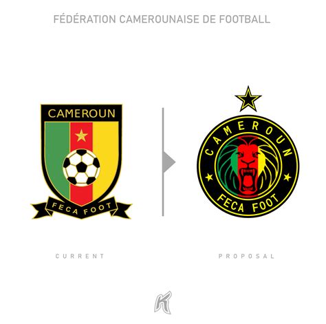 Cameroun FECA FOOT Logo Redesign