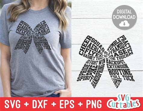 Cheer Svg Cheer Word Art Svg Cheer Cut File Dxf Eps - Etsy