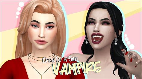 VAMPIRE | The Sims 4 | Create a Sim + CC list & sim download - YouTube