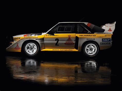 Download Car Two-toned Car Rally Car Vehicle Audi Sport Quattro S1 HD Wallpaper