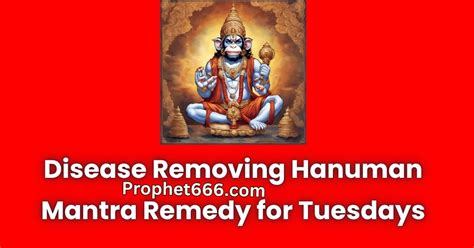 Disease Removing Hanuman Mantra Remedy for Tuesdays