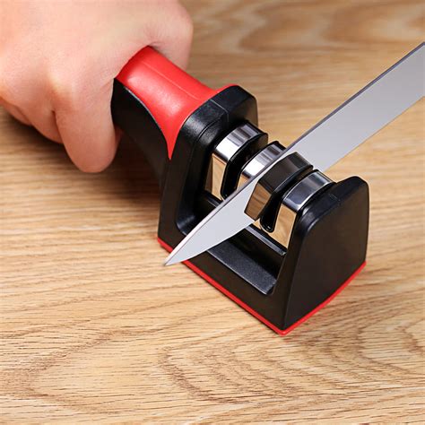 Knife Sharpener Quick Sharpener Professional 3 Stages Sharpener Knife ...