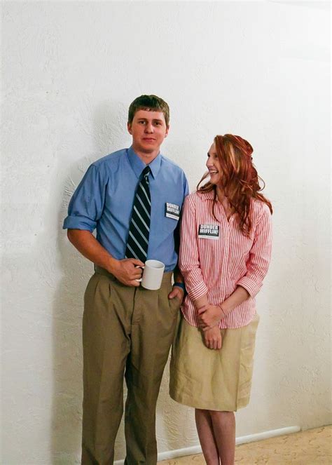 Pam Beesly and Jim Halpert from The Office Halloween Costume Office ...