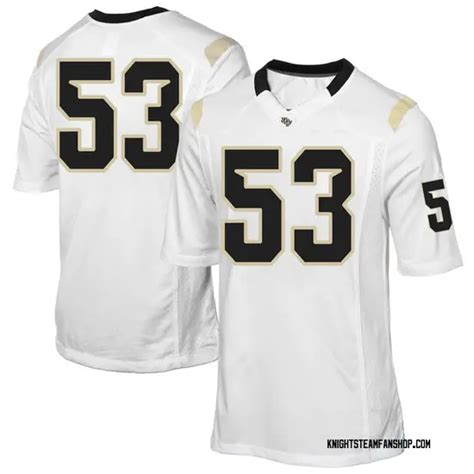 Big & Tall Men's Randy Shannon UCF Knights Replica White Football ...