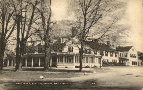 Groton Inn, Built 1770 Massachusetts Postcard