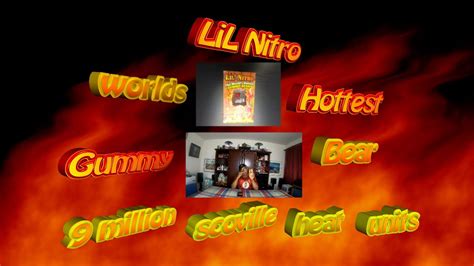 Lil nitro worlds hottest gummy bear spicy challenge - YouTube