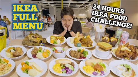 IKEA SINGAPORE FULL MENU CHALLENGE! | Every Single Food Item at IKEA ...