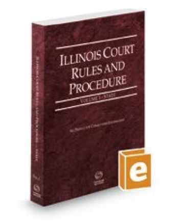 Sell, Buy or Rent Illinois Court Rules and Procedure - State, 2019 e ...