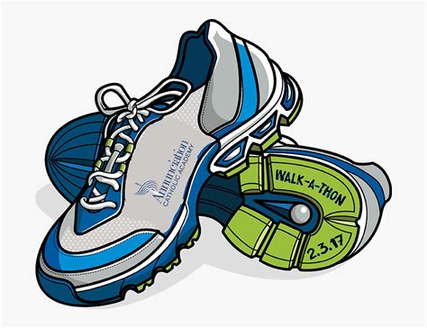 Walk A Thon Clipart - Running Shoes , Free Transparent Clipart - ClipartKey