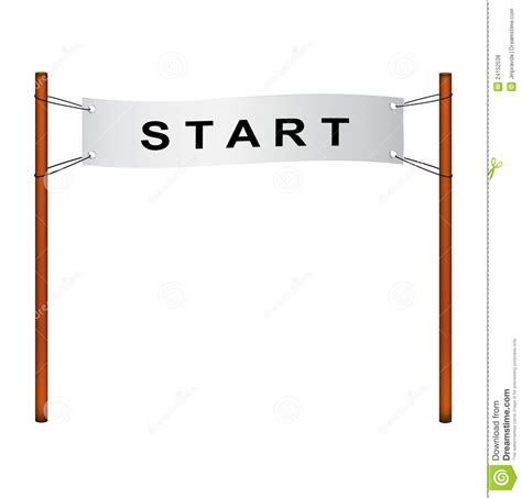 Starting line – ribbon with | Clipart Panda - Free Clipart Images