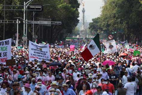 Tens of Thousands Protest Mexico President's Left-Wing Election Overhaul