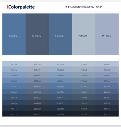 2 Latest Color Schemes with Kashmir Blue And Kashmir Blue Color tone ...