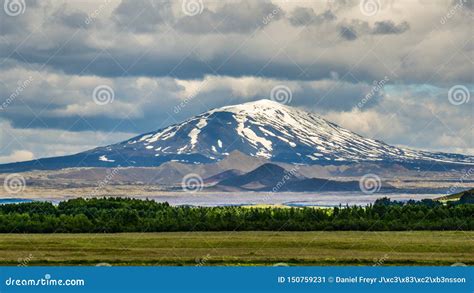 The Infamous Hekla Volcano, South Iceland Stock Image - Image of amazing, black: 150759231