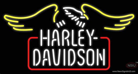 Custom Harley Davidson Eagle Neon Sign Real Neon Light – Custom Neon Signs