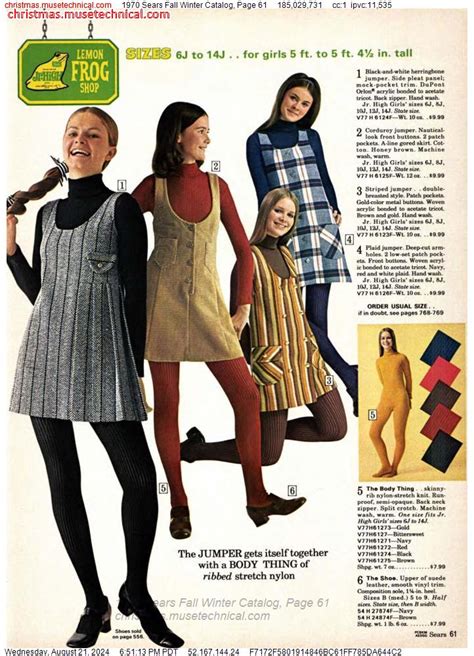 1970 Sears Fall Winter Catalog, Page 61 - Catalogs & Wishbooks