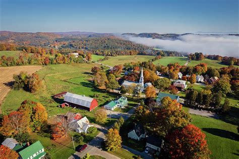 Foggy Fall Foliage Morning in Peacham, Vermont - October 2021 ...