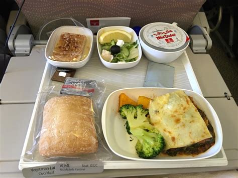 Around the world in airline meals - frugal first class travel