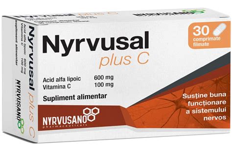 Nyrvusal Plus C - Nyrvusano - Sustine buna functionare a sistemului nervos