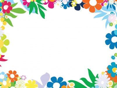 Floral Colorful Frames PPT Backgrounds | Colorful frames, Clip art ...