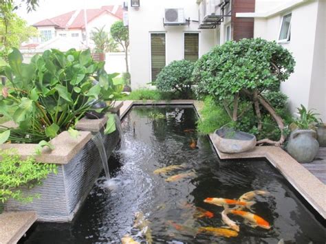 Garden: Elegant Backyard Waterfall Design Ideas In Fishpond, Beautiful ...