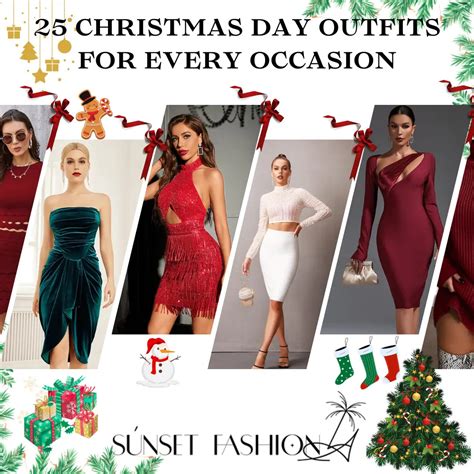 Best 25 Christmas Day Outfits: What to Wear on Xmas as a Woman? – SunsetFashionLA