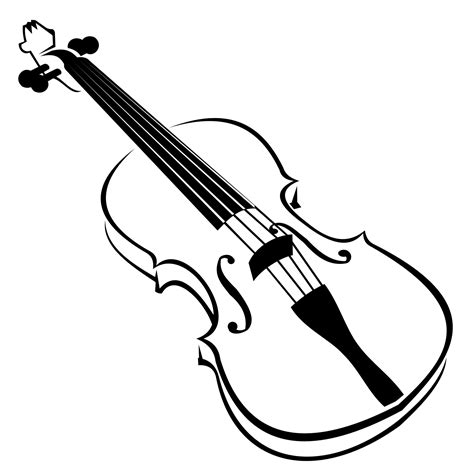 Violin Clip Art Clipart Black And White | My XXX Hot Girl