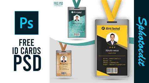 #photoshop #idcard #free #mockup #psd #freepsd #file #sphotoedit #graphic #gfx #graphicdesign ...